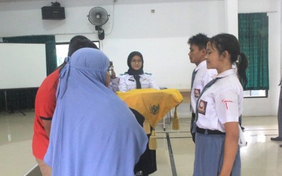 Pra Pendidikan dan Latihan Paskibra Sekolah SMA Negeri 28 Kabupaten Tangerang Tahun 2023